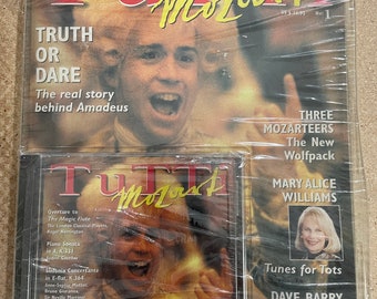 Vintage 1994 Listen & Read MOZART Tutti Magazine #1 w/ CD Sealed  NISB