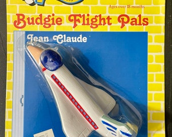 Vintage 1994 Budgie Flight Pals Jean Claude Model# 8458