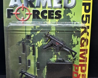H.K. PDW & MP5K w/Carrying Case Scale 1/6 Scale by Intoyz  (2000) NISB