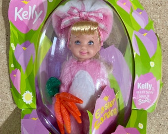 Edizione speciale Kelly Easter Garden Doll Lil Bunny Barbie Sister NISB 2002