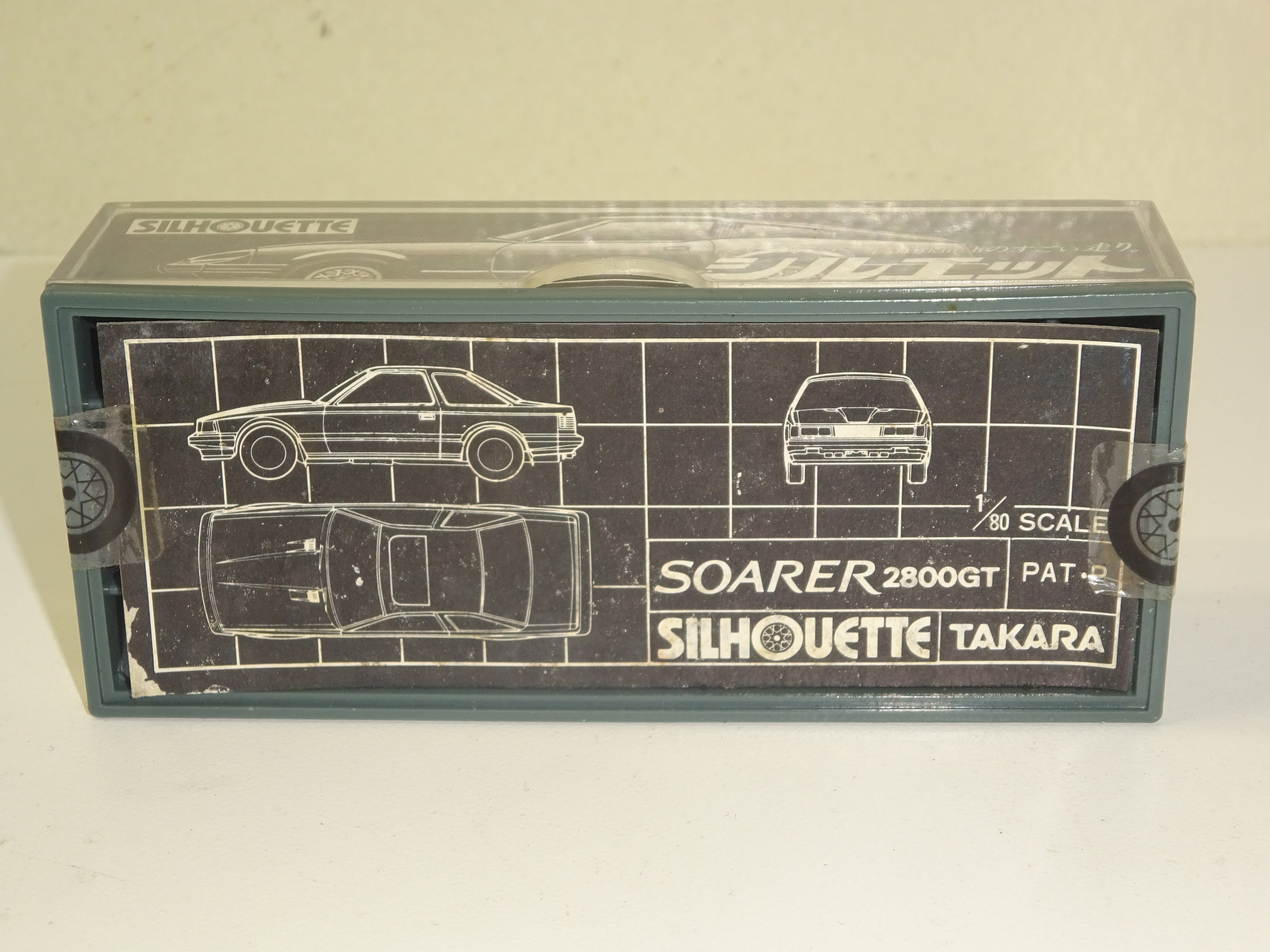 Miniature Voiture SOARER 2800 GT SILHOUETTE TAKARA - Échelle 1/80 - Vintage Japon, Moteur Friction - Boîte D'origine