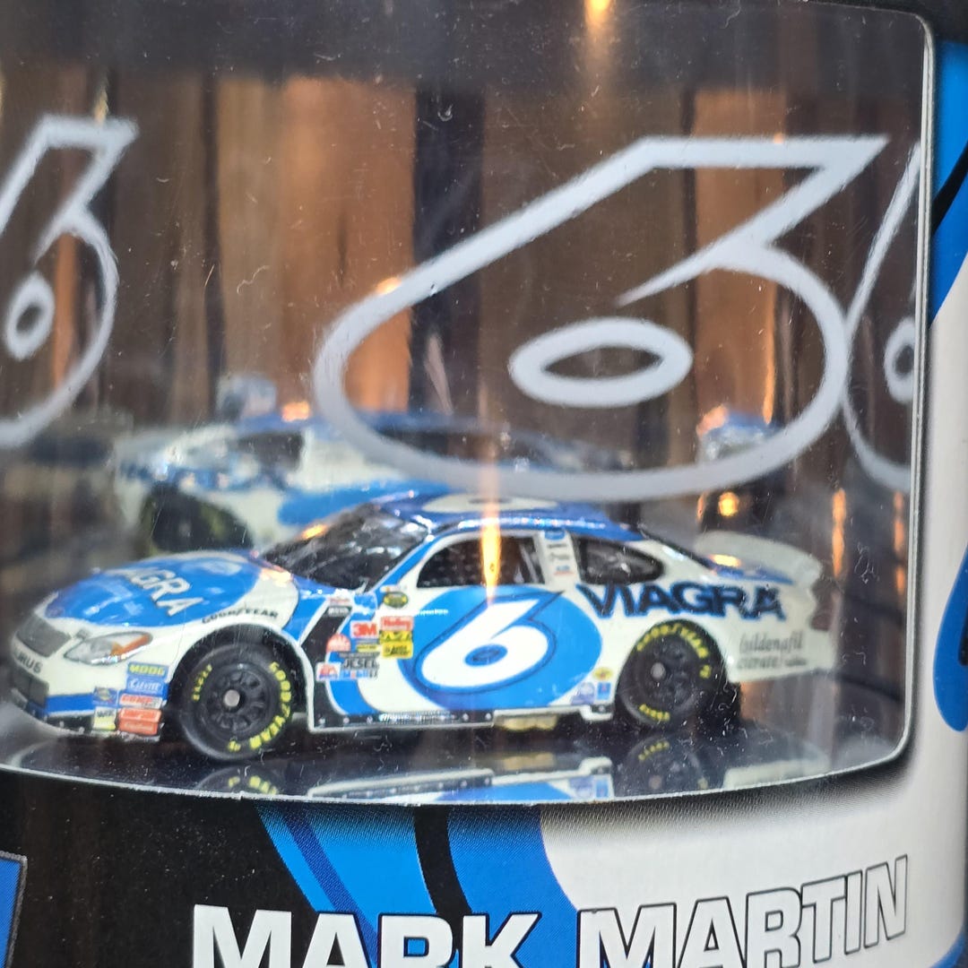Hot Wheels Limited 1/64 NASCAR Viagra Good Year #6 Mark Martin