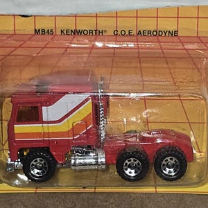 Vtg 1987 Matchbox Superfast MB45 Kenwertiger Aerodyne COE NISB (Die Karte wurde geschnitten)