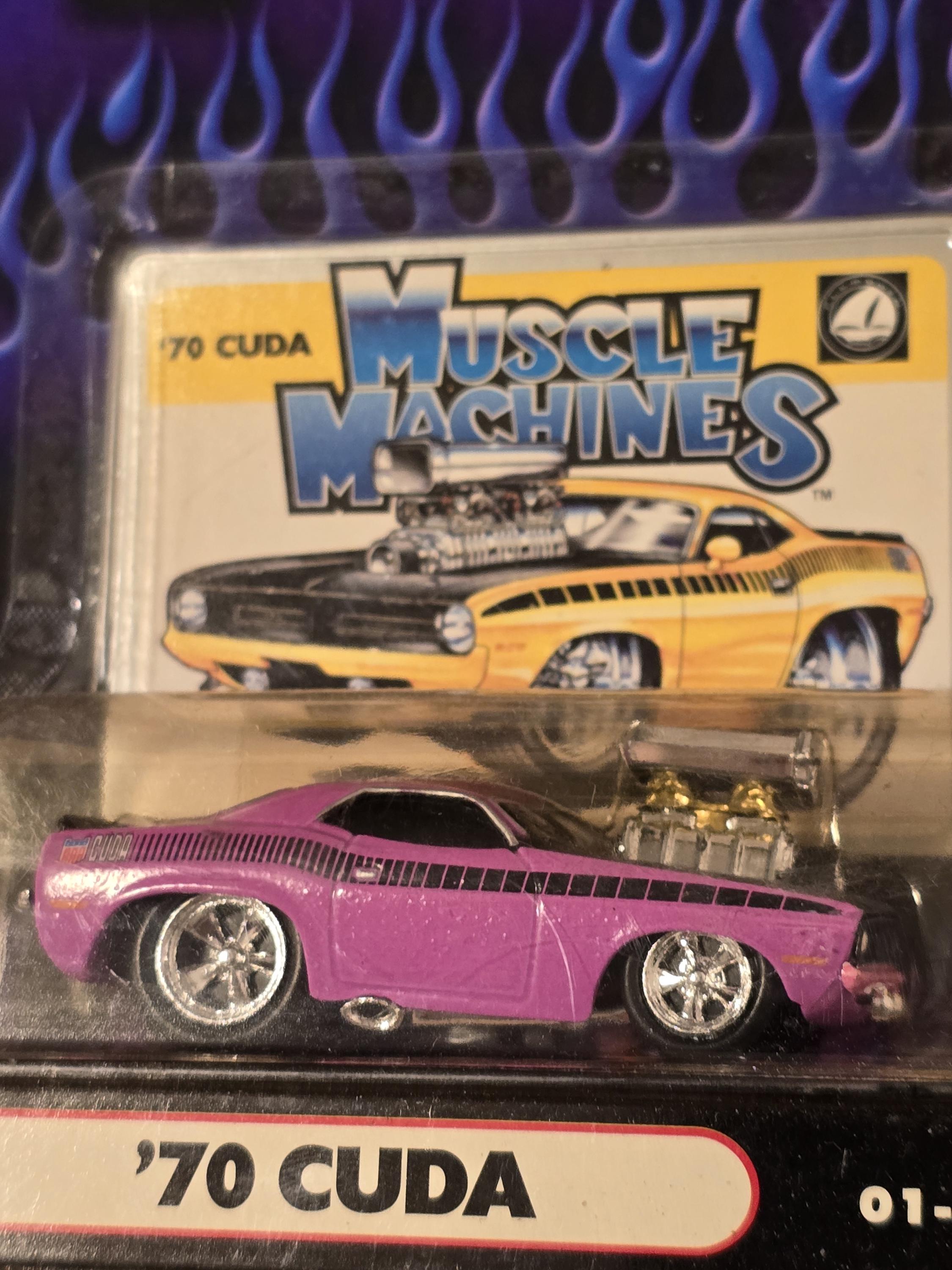 4台set/MUSCLE MACHINES/70CUDA/66GTO Muscle Machines 1966 Pontiac GTO 1:18 Scale Diecast 66