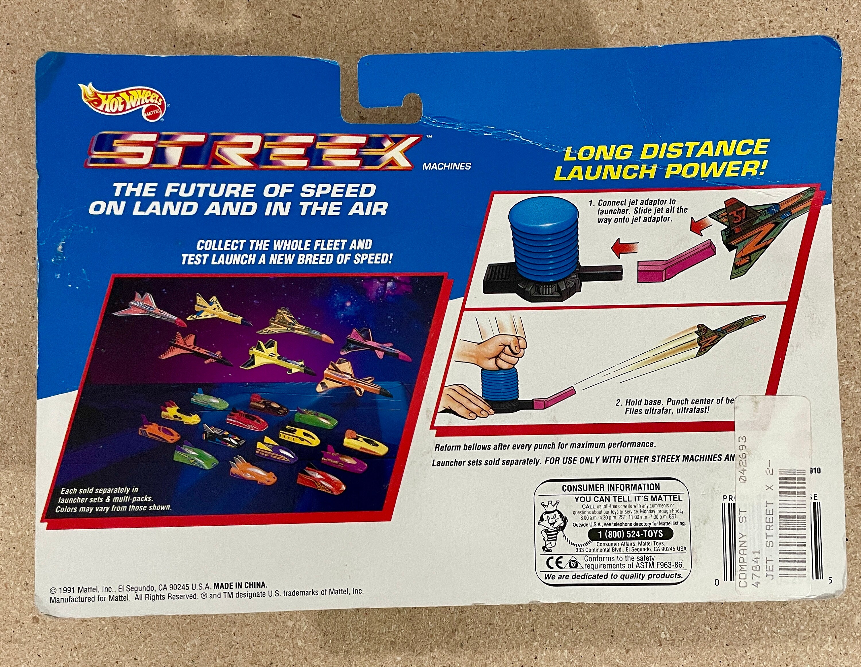 1991 Hot Wheels JET Streex Machines: the Future of Speed 2 1991 Hot Wheels JET Streex Machines: the Future of Speed 2