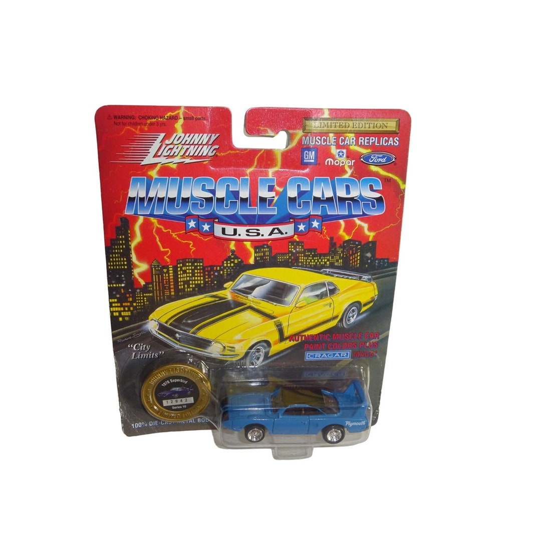 Johnny Lightning Baja Classique 1970 – Diecast Bleu Foncé, échelle 1:64