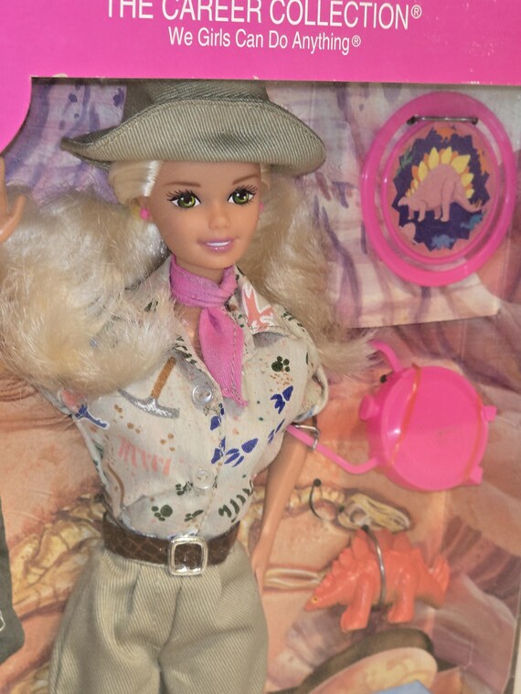 Paleontologist barbie 1996 hotsell