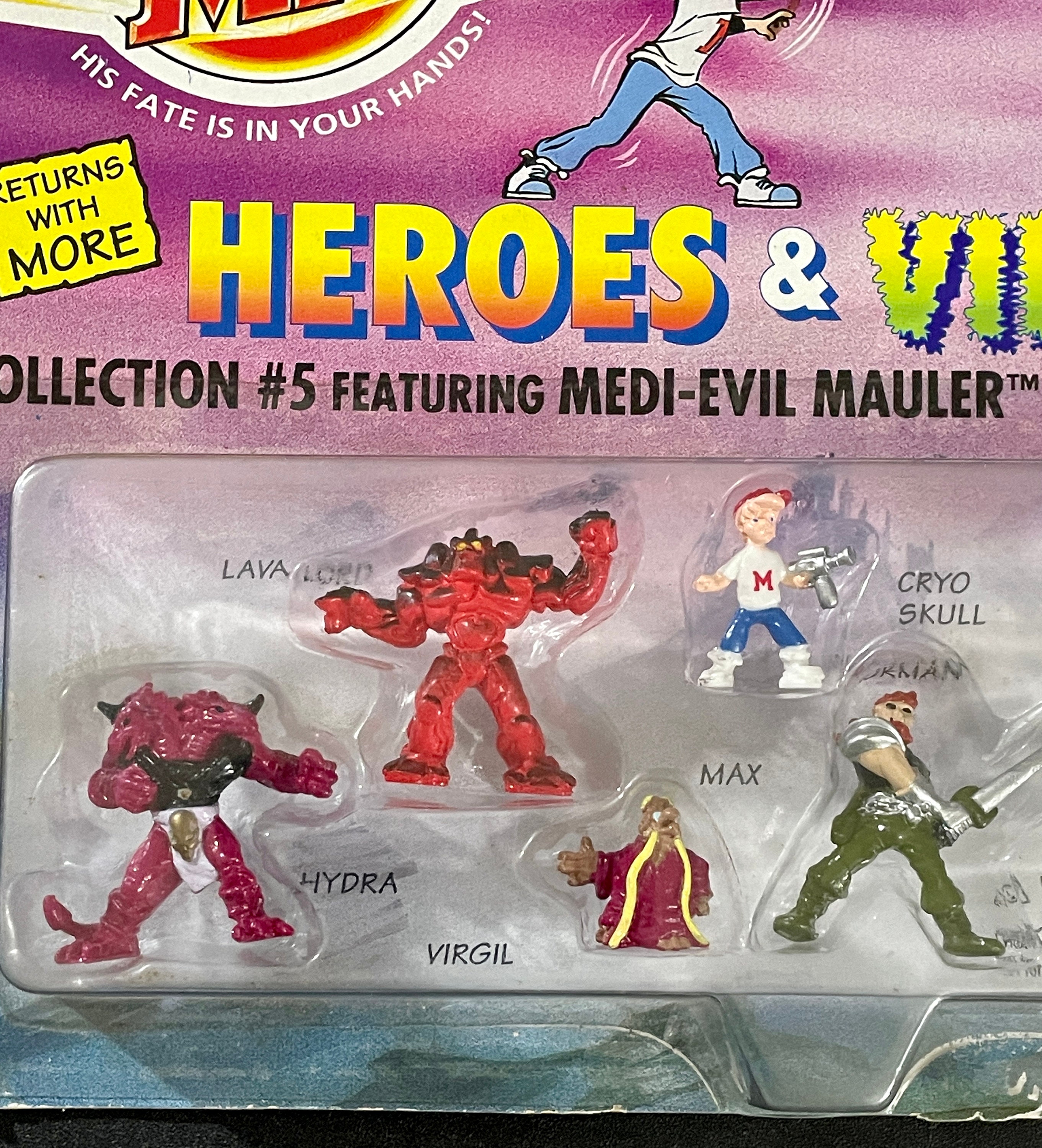 Mighty Max Heroes & Villains #5 Medi-evil Mauler Set SEALED - Etsy UK