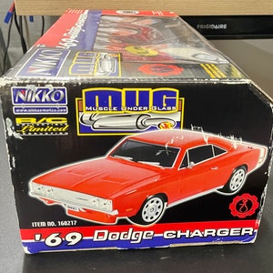 Nikko Radio Control 1969 Dodge Charger Red 1/16 Scale NIB image 5