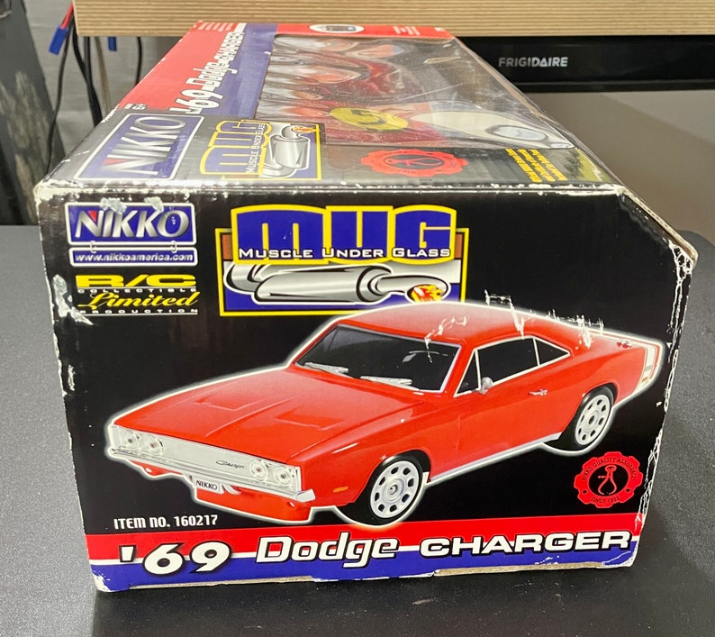 Nikko Radio Control 1969 Dodge Charger Red 1/16 Scale NIB image 5