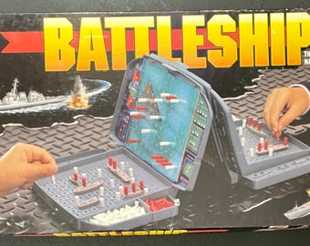 Vintage 1996 slagschip het klassieke marinegevechtspel van Milton Bradley 100%