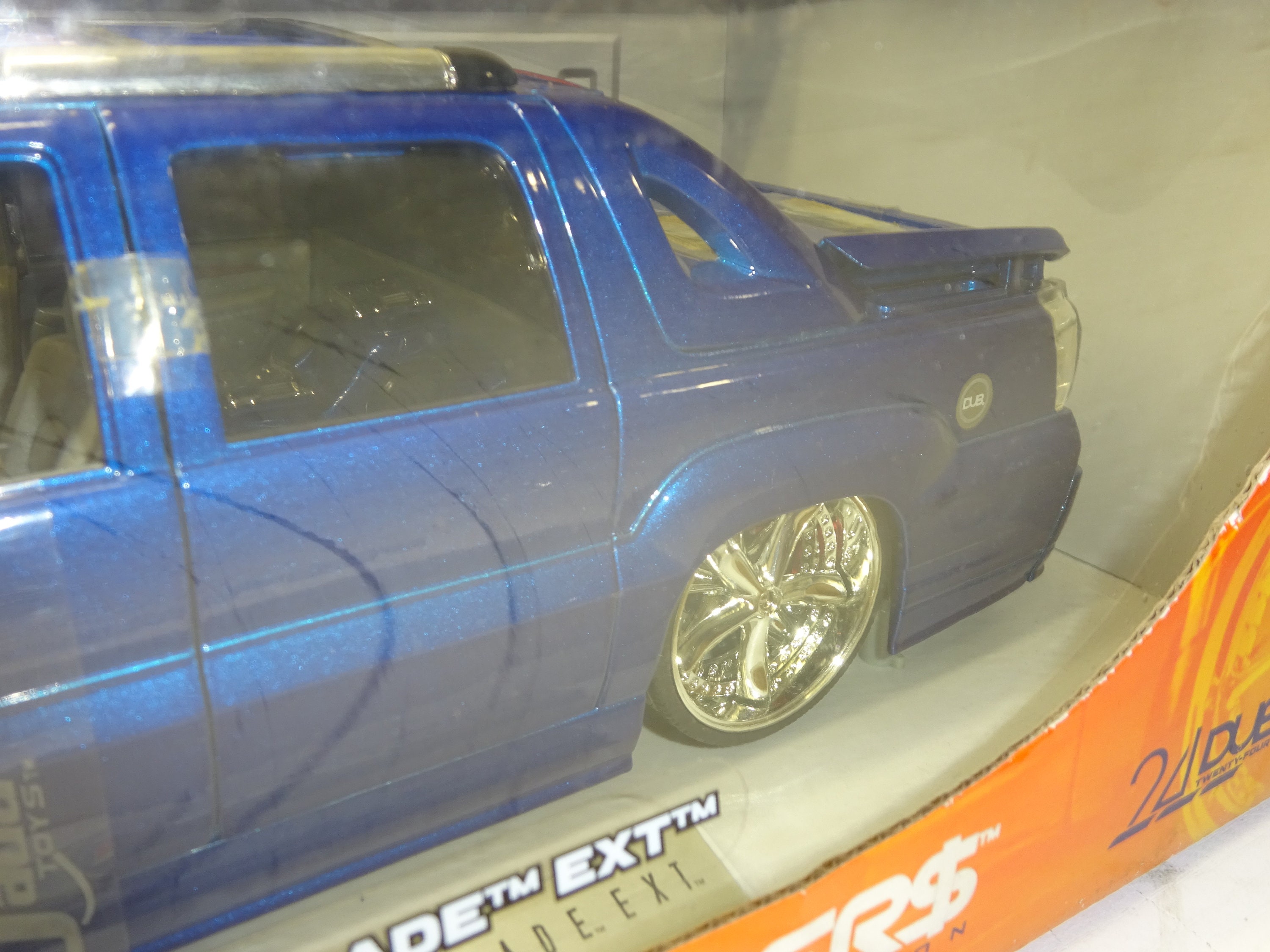 Dub City Big Ballers Cadillac Escalade EXT Blue 1/18 Scale - Etsy