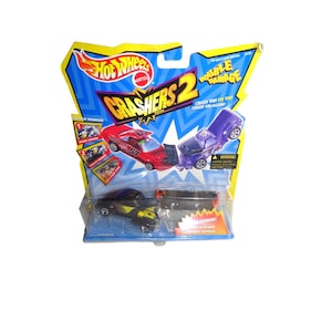 Hot Wheels Crashers 2 Double Damage Crash & Smash Vehicle Toy Car Set