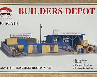 Model Power HO Scale Builders Depot Building Kit # 418 Sealed  NIB