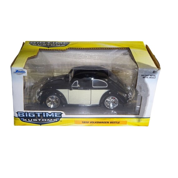Jada Toys Die Cast Bigtime Kustoms Volkswagen Beetle Hard Top 59 1 24 Scale Etsy