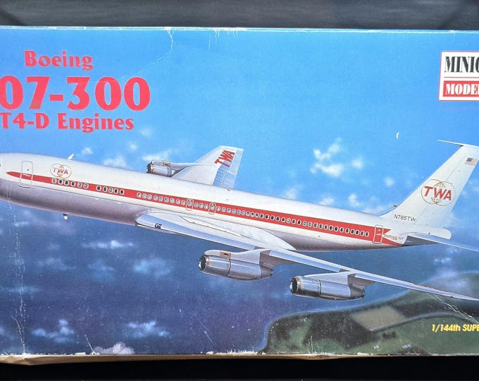 Minicraft 1/144 Boeing 707-300 JT4-D Engines Airplane Model Kit (1999 ...