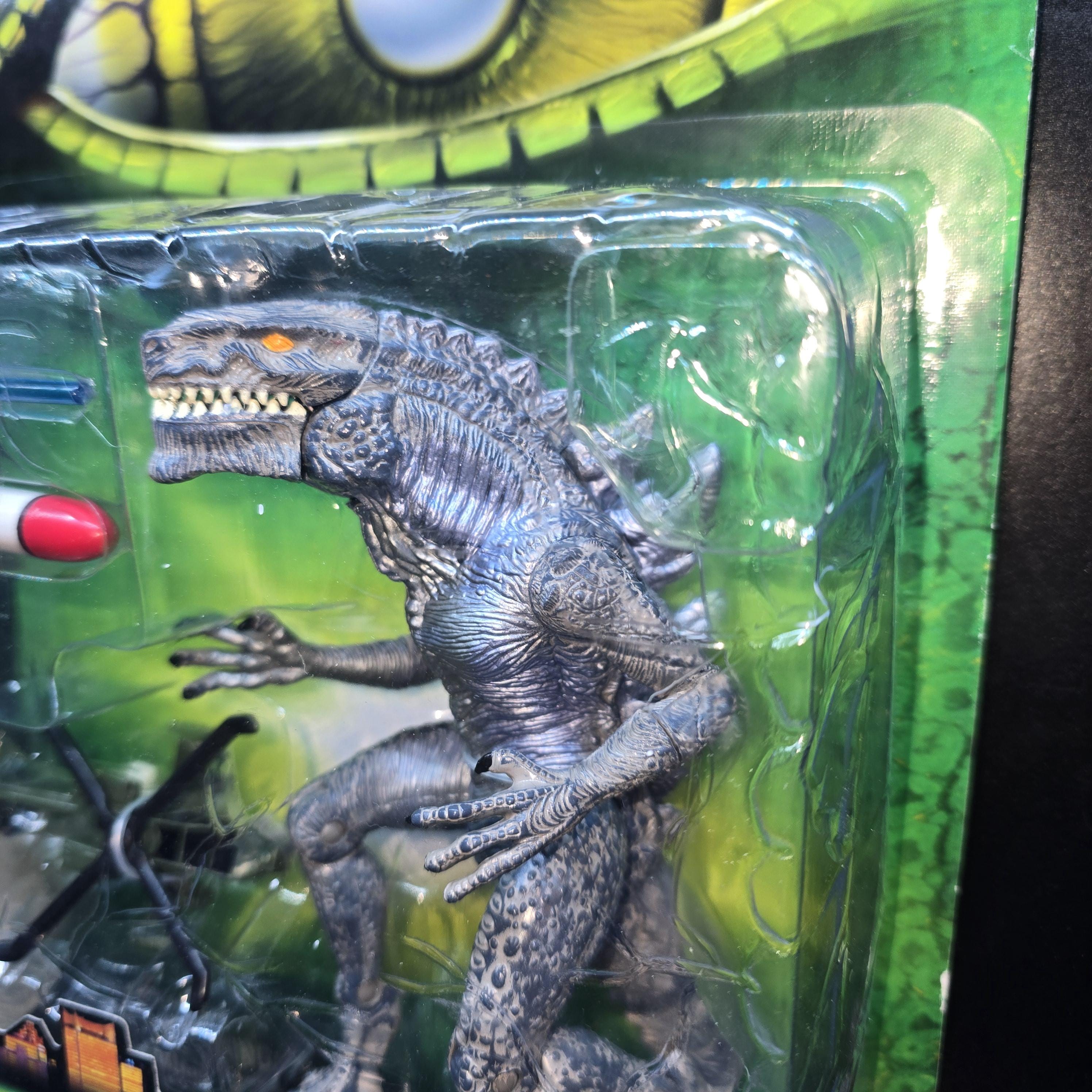 Vtg 1998 Godzilla Tornado Blast Vs Apache Copter Figure by