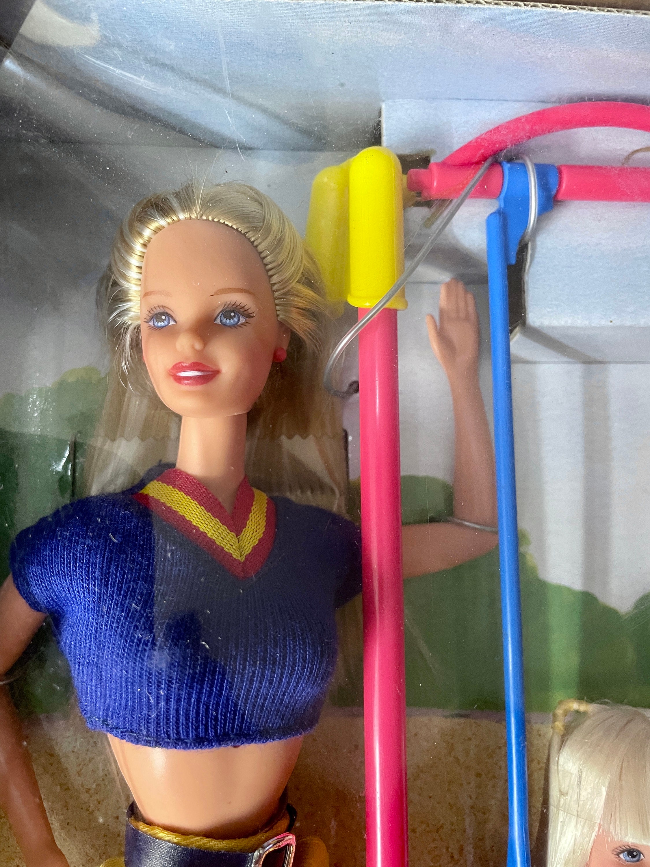 Barbie & Kelly Doll Set Giggles N Swing Set Mattel NRFB 20333