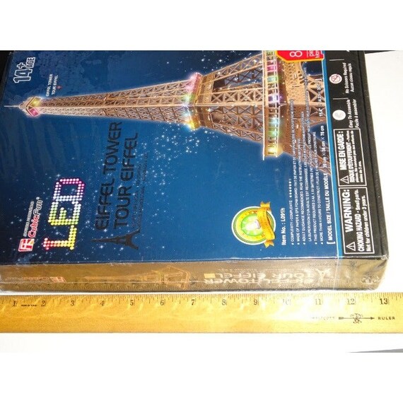 Puzzle Eiffel Tower 3D LED
