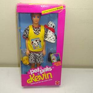 Vintage 1991 Pet Pals Kevin Teen Doll W/ Puppy by Mattel Boyfriend ...