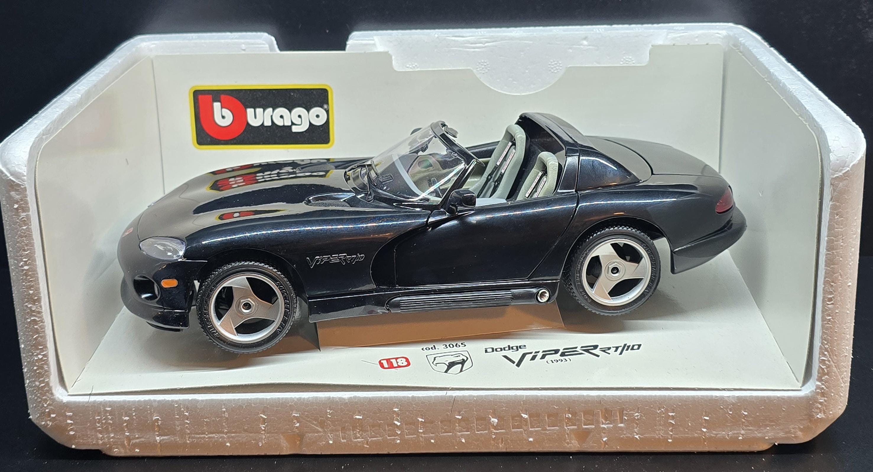 Miniature Bburago 1/18 Dodge Viper RT/10 Rouge, Série Diamonds, Collection Burago
