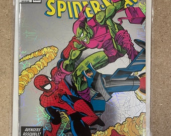 Marvel „The Spectacular Spider-Man“ #200, riesiges Foliencover der 200. Ausgabe