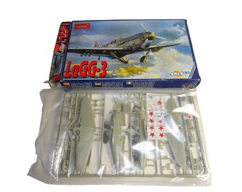 Toko LaGG-3 136 Scale 1/72 Plastic Model Kit Vintage 1990s