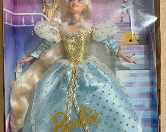 Vintage 1996 Collector Edition Barbie als Assepoester door Mattel 16900 (dooskleding)