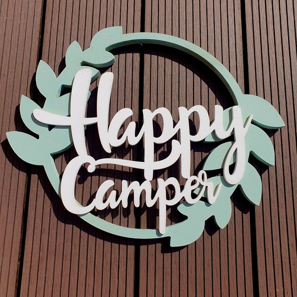 Wandbehang HAPPY CAMPER