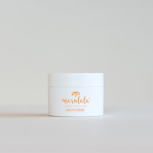 Vegan natural cosmetics with marula oil