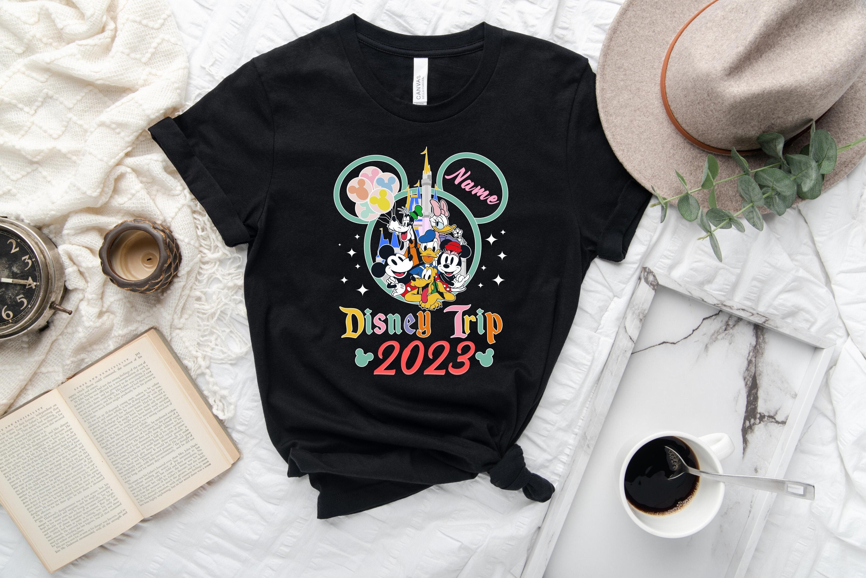 Discover Custom Name Disney Trip 2023 Shirt, Disney Mickey Minnie Shirt
