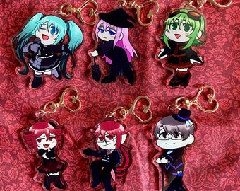 Vocaloid Gothic Acrylic Charms