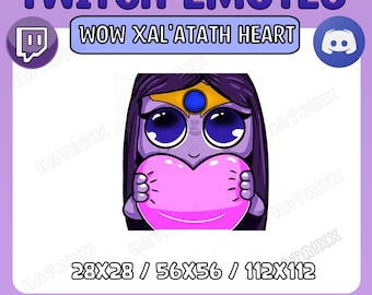 Gesto de corazón de Xal'atath / Gesto de Xalatath inspirado en World of Warcraft / Gesto de WoW / Gesto de Twitch/Kick/YouTube/Discord / Gesto de Warcraft