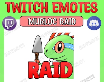Gesto de incursión múrloc / Gesto múrloc de World of Warcraft / Twitch/Kick/Youtube/Discord Stream Emote