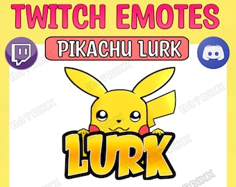 Gesto de acecho de Pikachu / Gesto de acecho en streaming / Twitch/Kick/Youtube/Discord