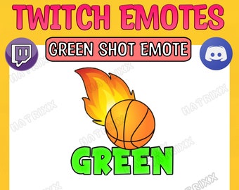 Basketball Emote | Green light | Twitch Emote