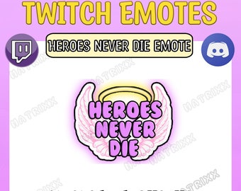 Mercy Heroes Never Die Emote | Overwatch Twitch Emote | Mercy Emote