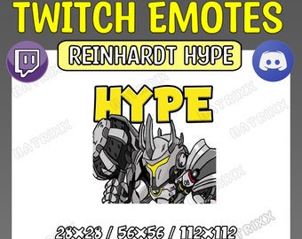 Overwatch Reinhardt Hype Emote | Rein Emote | Overwatch emote