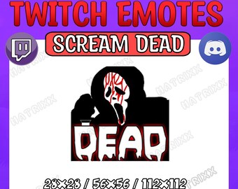 Scream Emote / Ghostface Dead by daylight Emote / emote de terror