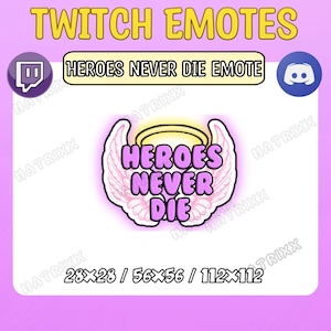 Mercy Heroes Never Die Emote | Overwatch Twitch Emote | Mercy Emote
