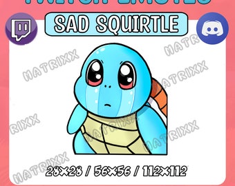 Gesto Squirtle triste / Gesto Twitch Squirtle