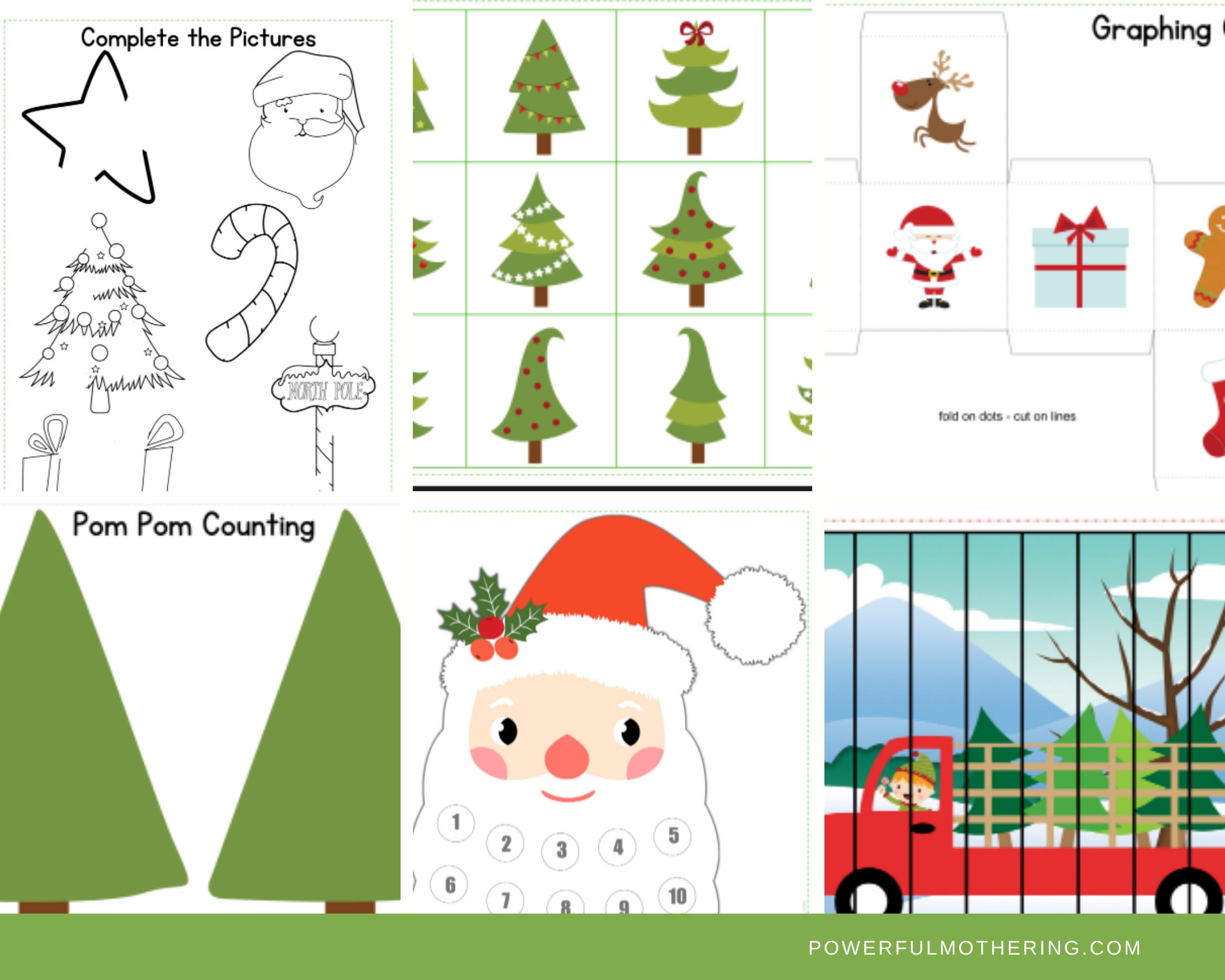 25 Printable Christmas Activities for Kids | Toddler Worksheets ...