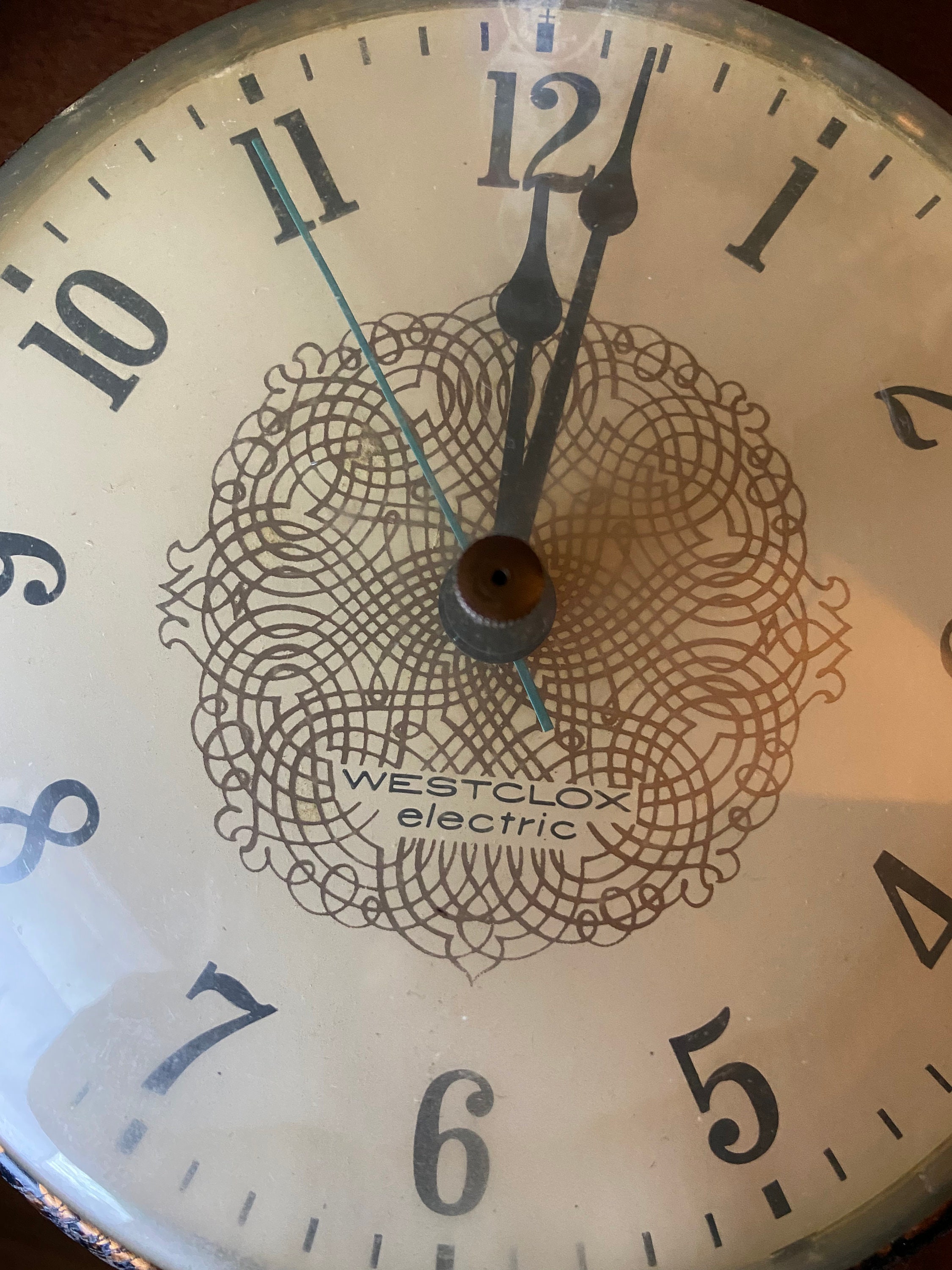 Mid Century Westclox Kitchen Wall Clock Etsy