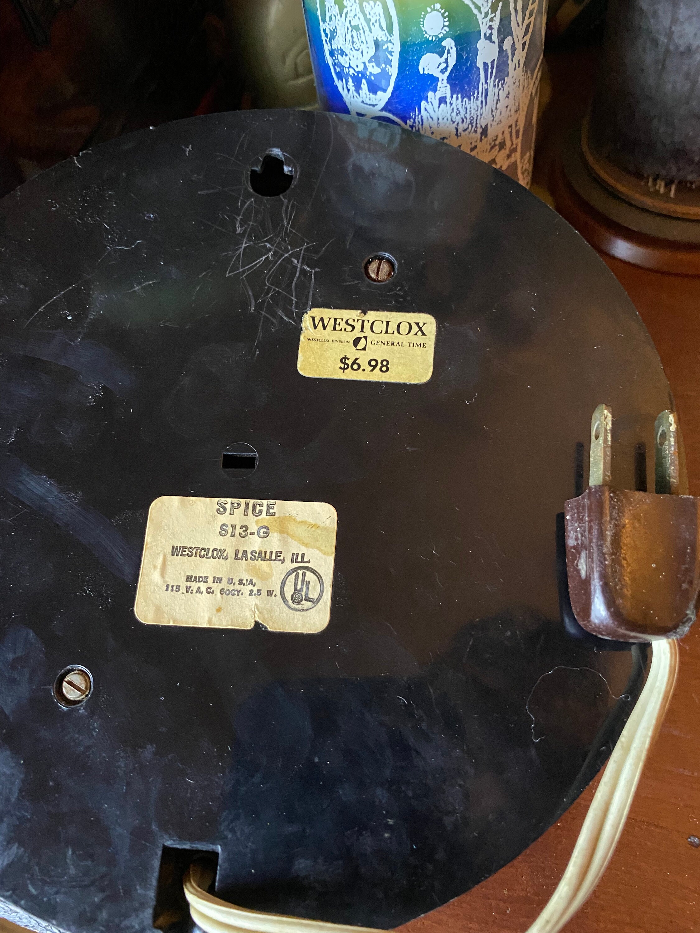 Mid Century Westclox Kitchen Wall Clock Etsy