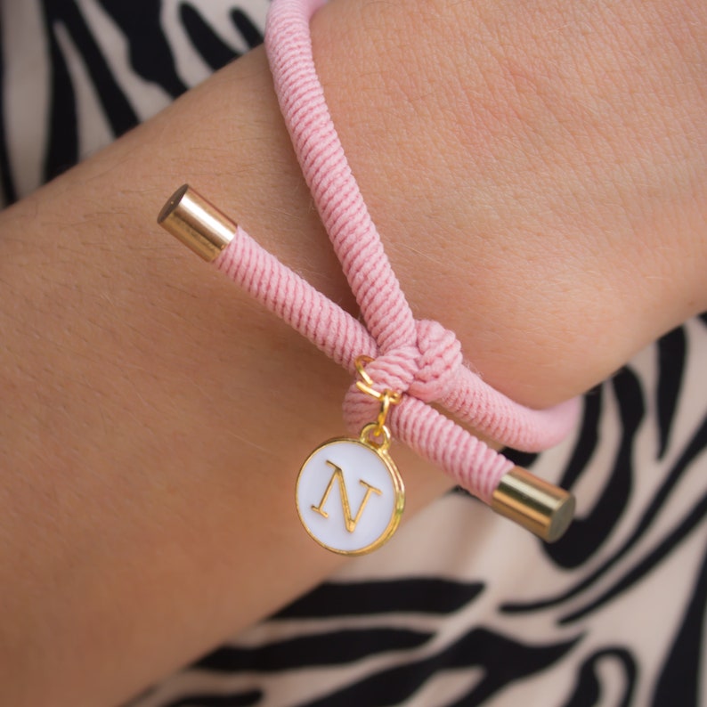 Personalized bracelets with initial image 2