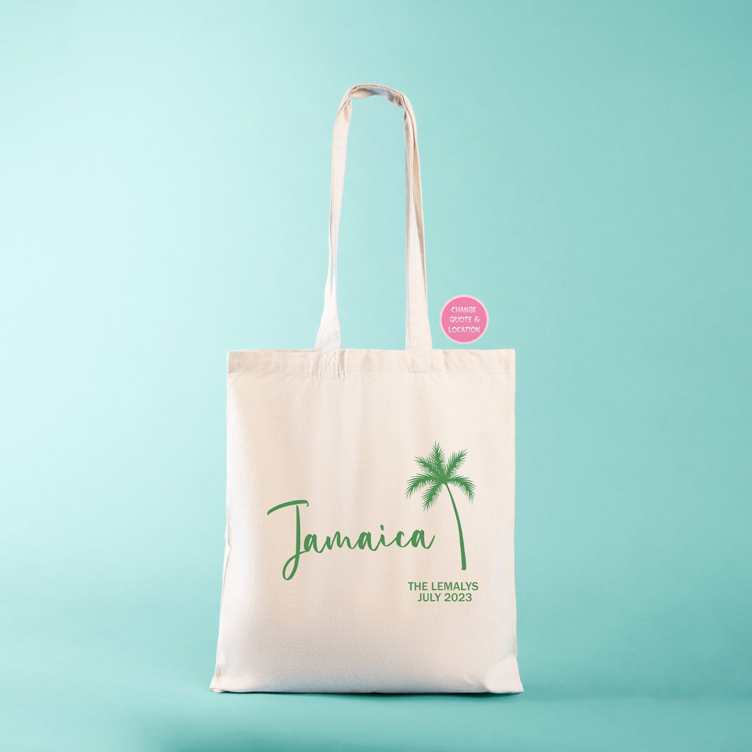 Jamaica Tote Bachelorette Tote Bag Wedding Bag