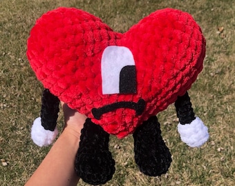 Bad Bunny Heart Plushie Pattern