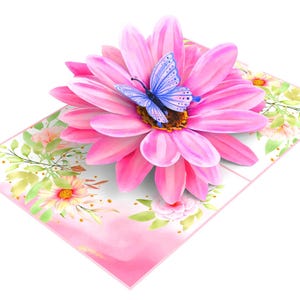 Beautiful Gazania Flower Gift Card Greeting Cards 15 x 20 cm