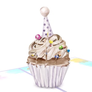 Cutie Geburtstags Cupcake Geschenk Karte Grußkarten 15x20 cm