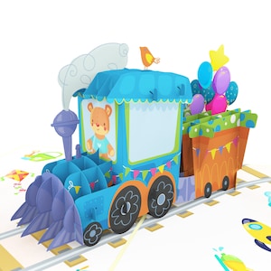 Choo Choo trein cadeau-pop-upkaart